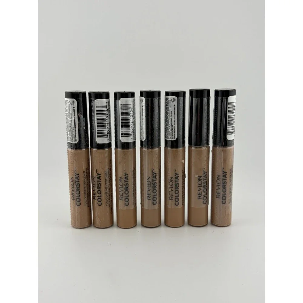 Revlon ColorStay Full Coverage Concealer Makeup 18M 040 Medium Deep - Set of 7